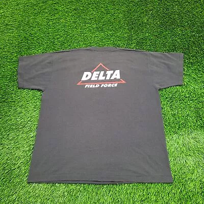 Vintage Jacksonville Police Florida Shirt XL-Short 24x28 Faded Delta-Field Force • $48.77