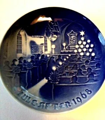 BING & GRONDAHL 1968 Christmas Plate B&G – Christmas In Church • $29.99