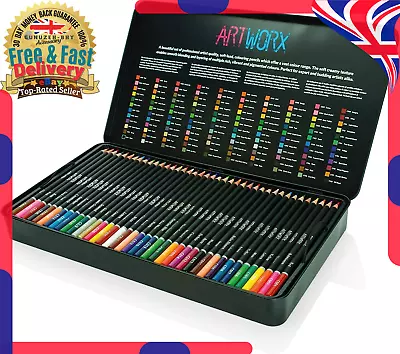 Premium Artist Colouring Pencils - 120 Coloured Pencils For Adults - Coloring Pe • £28.49