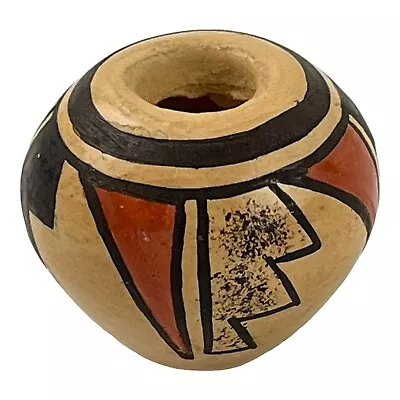 Signed Nampeyo Native American Pottery Miniature Seed Pot Vintage 1 Inch • $85