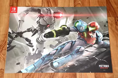 Metroid Dread Very Rare Promo Poster Nintendo Switch 59x42cm • $89.98