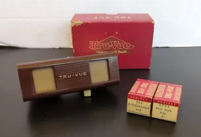 Vintage Tru-Vue Stereoscope Viewer In Original Box With 2 Stereoscope Films • $19.99