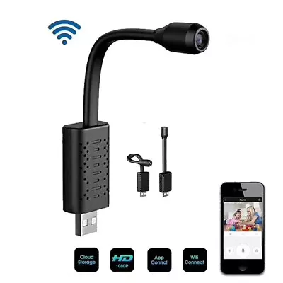 Mini Camera 4K Wifi Portable P2P IP/AP Remote Control USB Surveillance Camera • £13.73