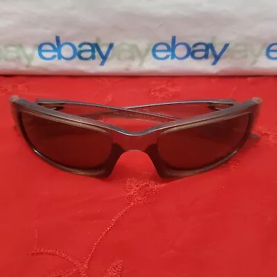 Oakley Five 52¤17 125 Unisex Clear Brown Wraps Sunglasses  Frames Only  - M/ USA • $31