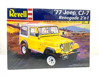 2004  Revell  1977 Jeep CJ-7 Renegade 2'n 1   Model Kit   1/24 • $68.74