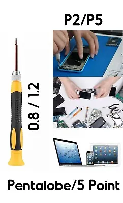 0.8/1.2 P2/P5 Repair Screwdrivers Open Tool For IPhone 7 8 XS 11 12 MacBook Air • $7.95