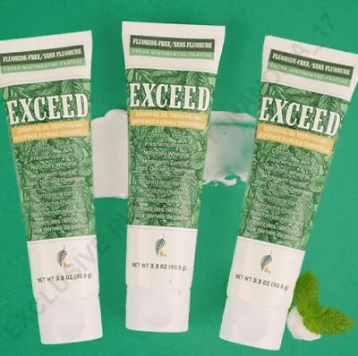 3pk Melaleuca Tooth Polish: Exceed Fresh Mint Fluoride-Free Whitens And Protect • $38.87