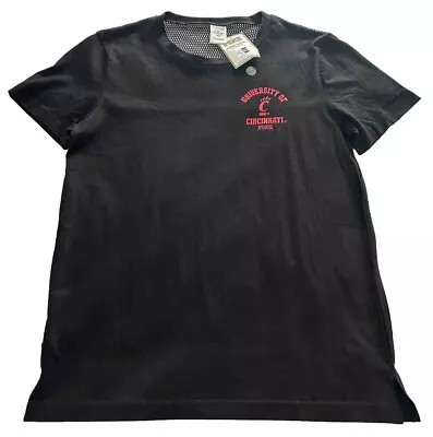 🐻NWT Victoria's Secret PINK University Of Cincinnati T-Shirt-Black-Size M • $8