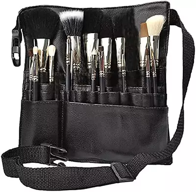 22 Pockets Professional Cosmetic Makeup Brush Bag With Artist Belt Strap For Wom • $23.83