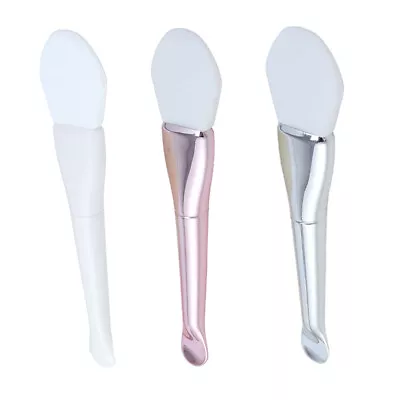 Double Head Silicone Face Mask Brush Mud Mixing Applicator Makeup Tool Face Care • £5.29