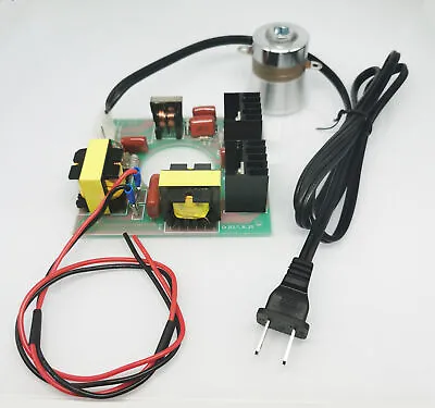 US Stock 110VAC 60W 40KHz Ultrasonic Cleaning Transducer Cleaner & Driver Board • $50.53