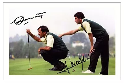 £2.99 • Buy JOSE MARIA OLAZABAL & SEVE BALLESTEROS Signed Autograph PHOTO Gift Print GOLF