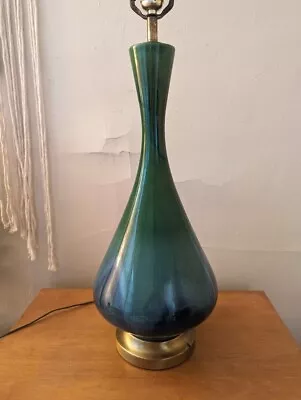 1960s Royal Haeger MCM Ceramic Drip Glaze Genie Lamp • $225