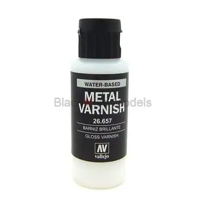 AV Vallejo 26657 Metal Varnish - Gloss 60ml • £6.99