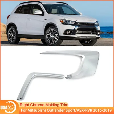 RH Front Bumper Molding Trim For Mitsubishi Outlander Sport ASX RVR 2016-2019 • $29.89