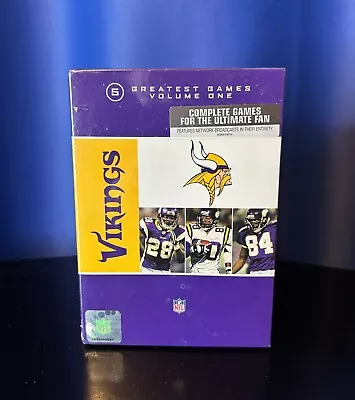 Minnesota Vikings Collectible DVD: 5 Greatest Games - See Description • $79
