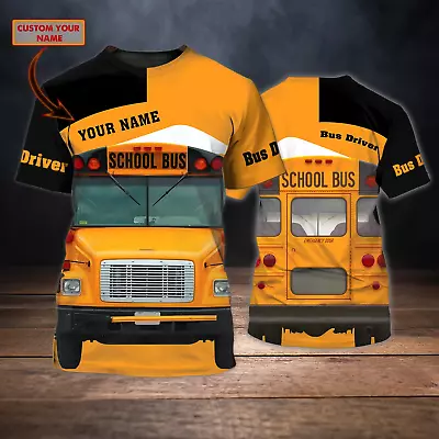 Bus Driver Personalized Name 3D All Over Printed Gift For Bus Driver BN99_1007 • $26.99