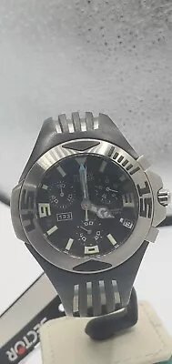 Sector Exp133 Chronograph Eta Swiss Made Black Rubber Strap Men's Watch  • $79.95