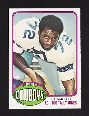 1976 Topps  Ed Too Tall Jones RC #427 ~~ Dallas Cowboys~ Beautiful Card~CENTERED • $25