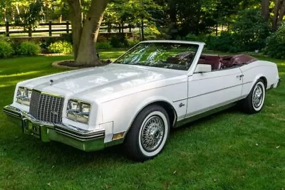 1983 Buick Riviera Convertible White | POSTER 24 X 36 INCH | Vintage Classic • $23.99