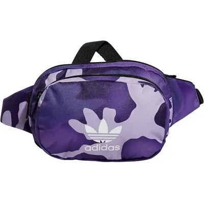 Adidas Sport Pack Waist Bag Fanny Pack Crossbody Bag Purple Festival Pouch #100 • $19.95