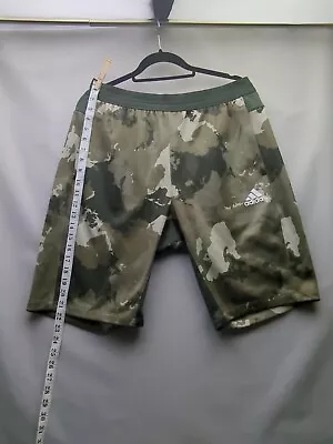£29.99 • Buy Adidas Continent Camo City Long Shorts GH5160 Mens Large Gym Boxing Fitness 
