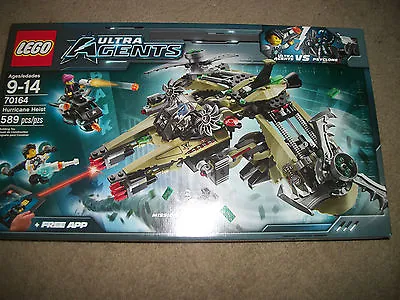 Lego 70164 Ultra Agents Hurricane Heist Free APP 589 Pcs   New Sealed • $79.83