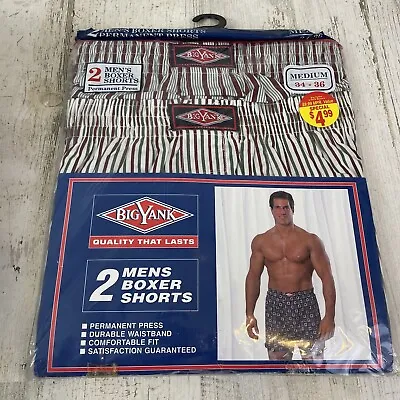 BIG YANK Mens Boxer Shorts - 2 Pack - Medium (34-36) Vintage Deadstock New • $24.99