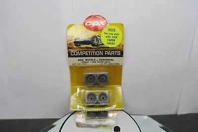 Vtg Cox Competition Parts #14012 Front Mag Wheels Chaparral 1:24 Scale 1 Pair! • $3.99