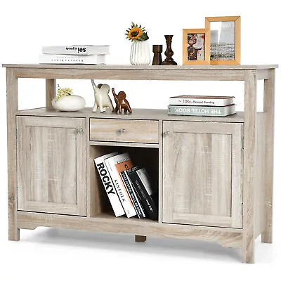 $177.98 • Buy Buffet Server Sideboard Wine Cabinet Console Table Dining Concise Storage Grey