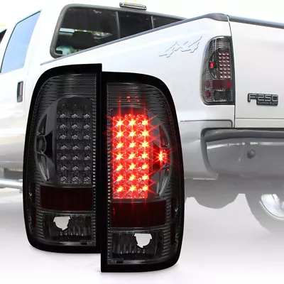 Smoked 1997-2003 Ford 150 99-07 F250 F350 Superduty LED Tail Lights Brake Lamps • $89.99