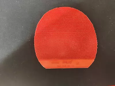 Table Tennis Rubber - Palio - WP1013 - Medium Long Pips -1.8mm   (used Red ) • £3.90