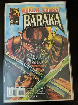 Mortal Kombat:Baraka #1 Direct Edition 1995 Malibu Comics Very Good Condition • $16.95