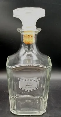 Vintage Empty Cutty Sark Scots Whisky Empty Bottle Cork Stopper 8.75x3.5x3.5 MCM • $17.95