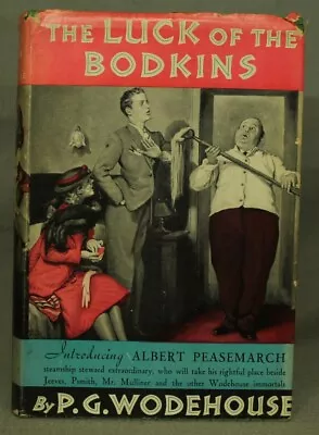 The Luck Of The Bodkins P G Wodehouse Vintage Old Hardcover Book W/ Dustjacket  • $50