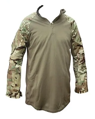 British Army Mtp Green Ubac Long Sleeve Under Armour Shirt Warm Weather Surplus • £19.99
