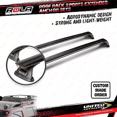 2 X Rola 1250mm Sports Extended Anchor Roof Rack Bars For Mazda CX-5 KE 5D 12-17 • $498.95