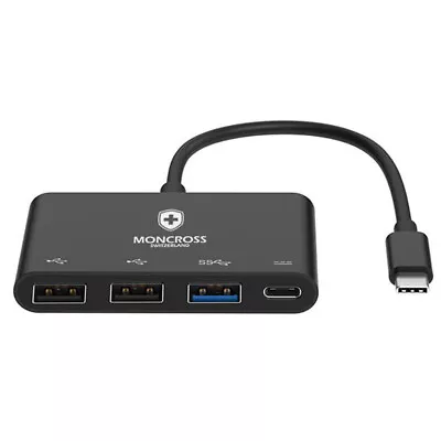 [MONCROSS] 4 In 1 Hub USB-C HUB With Charge - MSHUB-C3U • $41.09