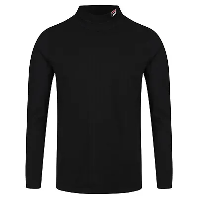£40 • Buy Fila 19th Roll Neck Long Sleeves T-Shirt :- Black