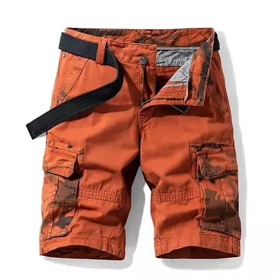 Summer New Tooling Shorts For Men American Style Trendy Loose Cargo Shorts Casua • $35.49