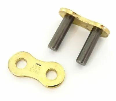 WPS Heavy Duty Gold Motorcycle Chain Master Link - Rivet Type - 530 • $8.95