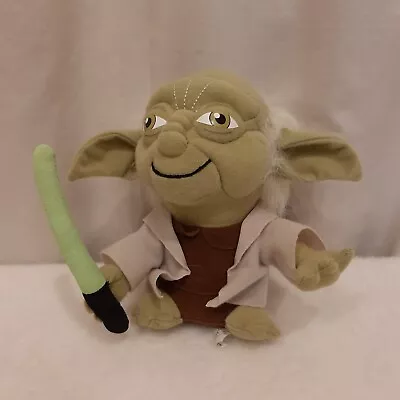 Star Wars Yoda With Lightsaber 7  Plush Stuffed Animal Toy Comic Images • $10.24