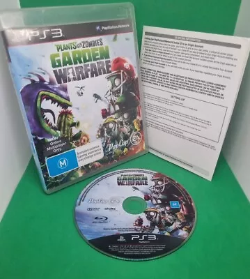 Plants Vs Zombies Garden Warfare - PS3 - Complete - Very Good Condition • $14.24