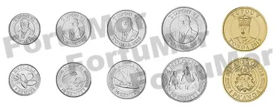 Tonga 5 Coins SET 5 10 20 50 Seniti 1 Pa'anga 2015 UNC • $7.79