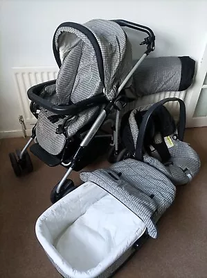 Mamas And Papas MPX Travel System/pram/carrycot/car Seat. Great Condition • £240