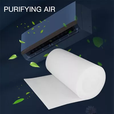 Home Fabric Air Conditioner Activate Carbon Purifier Pre Filter Fabric Sheet Pad • $20.92