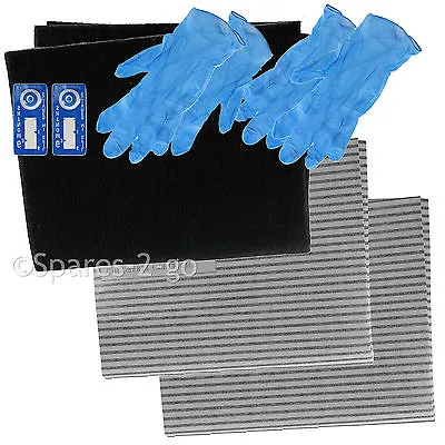 Cooker Hood Filter Kit For RANGEMASTER Extractor Fan Vent Grease Carbon Filters • £10.67