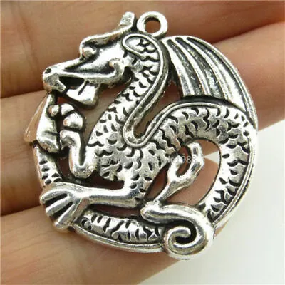 925 Sterling Silver 20  Snake Necklace DRAGON VIKING NORDIC  Pendant Female Men • $18.88