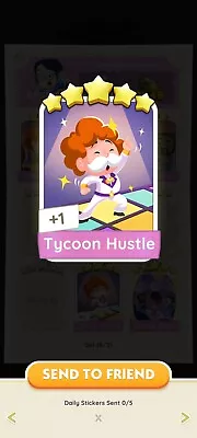 Monopoly Go Tycoon Hustle - 5 Stars Sticker • $4.30