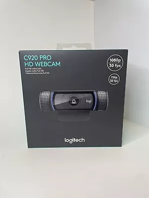 Logitech C920 Pro 1080p HD Webcam With Privacy Shutter - Black • $31